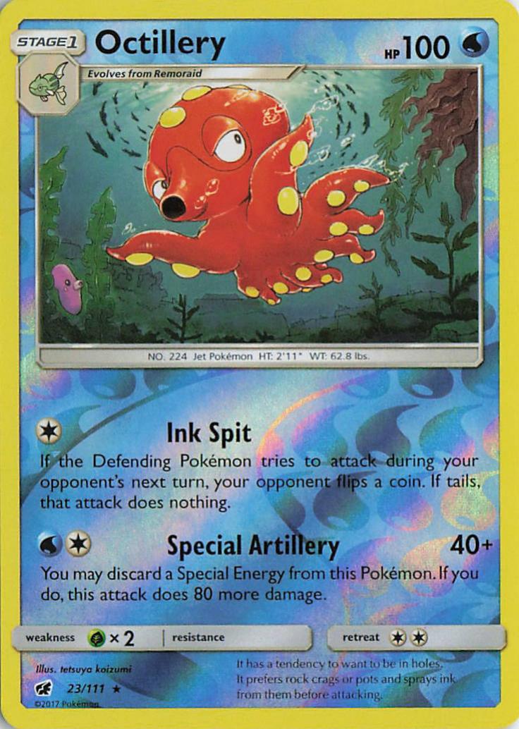 Octillery - Crimson Invasion 23/111 (Reverse Holo)