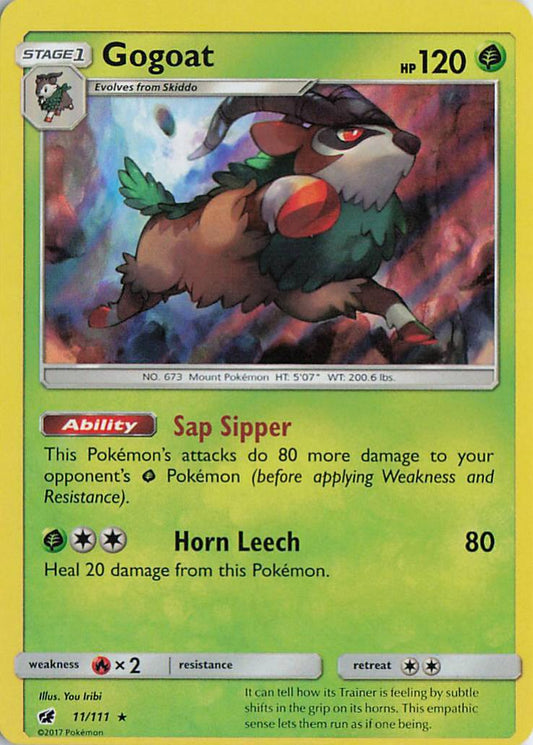 Gogoat - Crimson Invasion 11/111 (Reverse Holo)
