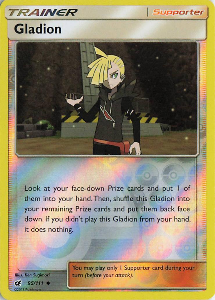 Gladion - Crimson Invasion 95/111 (Reverse Holo)