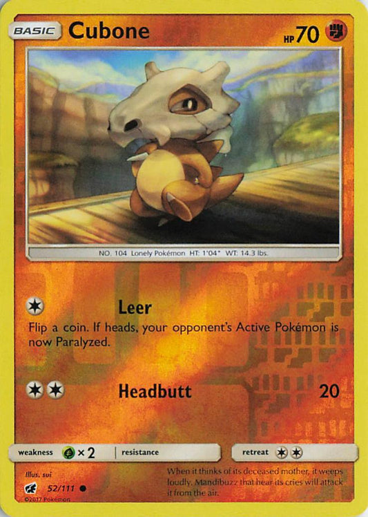 Cubone - Crimson Invasion 52/111