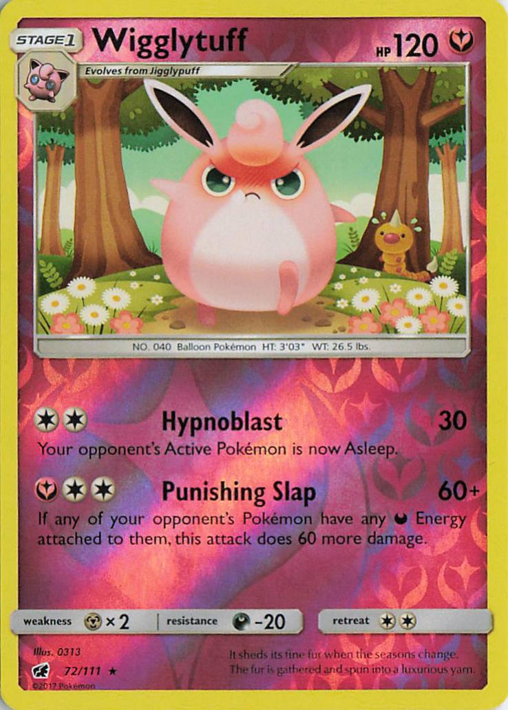 Wigglytuff - Crimson Invasion 72/111 (Reverse Holo)