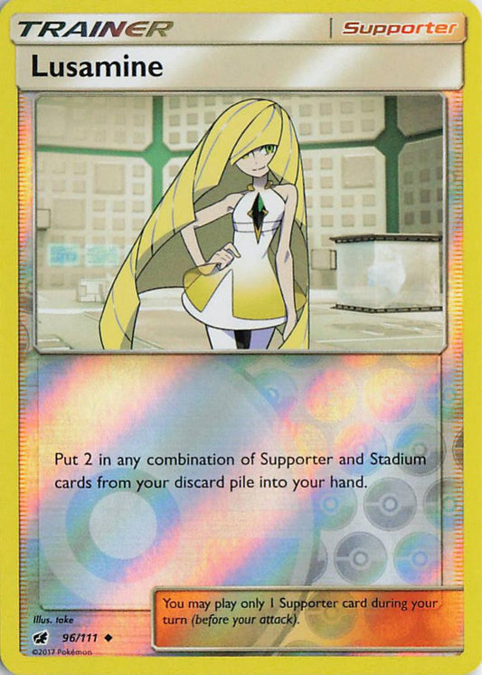 Lusamine - Crimson Invasion 96/111 (Reverse Holo)