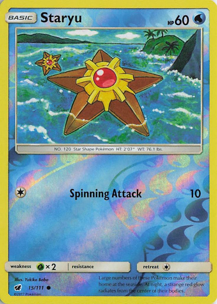 Staryu - Crimson Invasion 15/111 (Reverse Holo)
