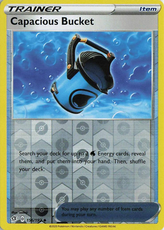 Capacious Bucket - Rebel Clash 156/192 (Reverse Holo)