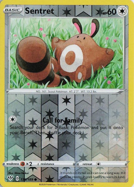 Sentret - Darkness Ablaze 139/189 (Reverse Holo)