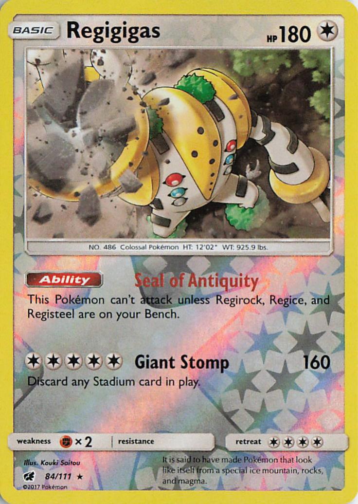 Regigigas - Crimson Invasion 84/111 (Reverse Holo)