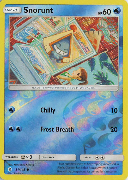 Snorunt - Guardians Rising 31/145 (Reverse Holo)