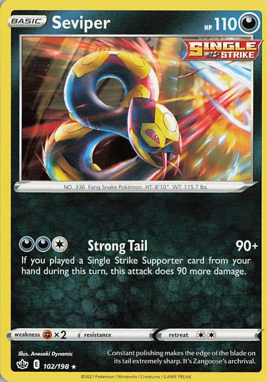 Seviper - Chilling Reign 102/198