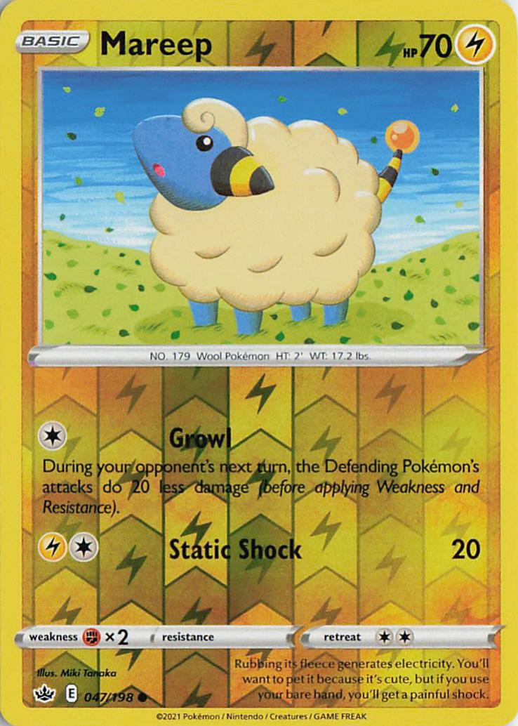 Mareep - Chilling Reign 047/198 (Reverse Holo)