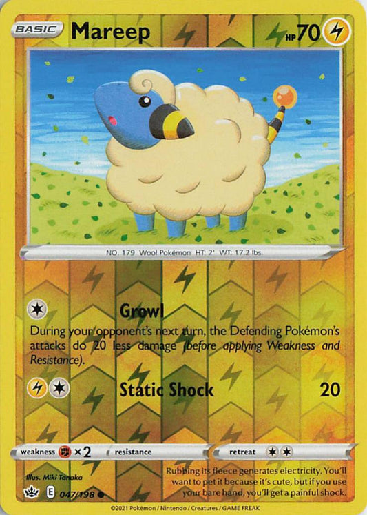 Mareep - Chilling Reign 047/198 (Reverse Holo)