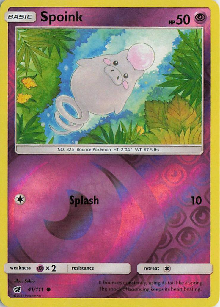 Spoink - Crimson Invasion 41/111 (Reverse Holo)