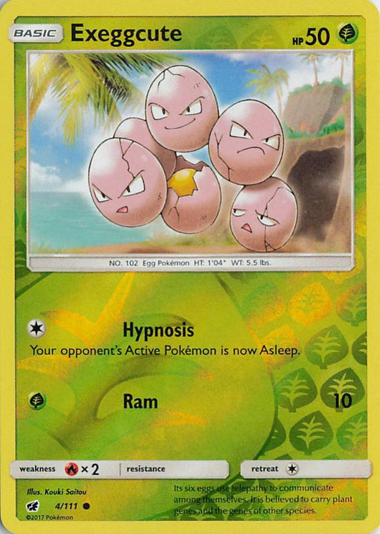 Exeggcute - Crimson Invasion 4/111 (Reverse Holo)