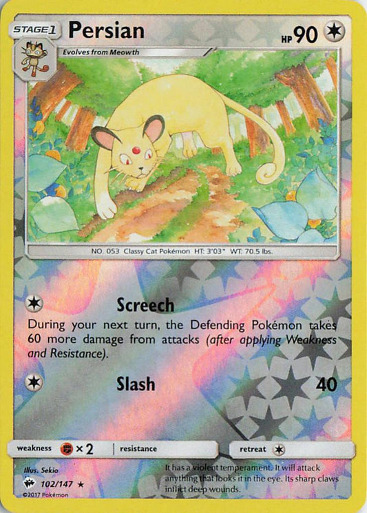 Persian - Burning Shadows 102/147 (Reverse Holo)