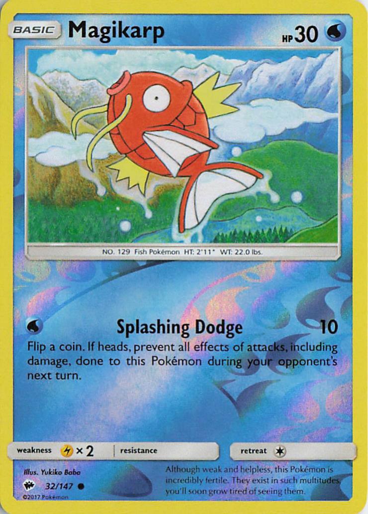 Magikarp - Burning Shadows 32/147 (Reverse Holo)