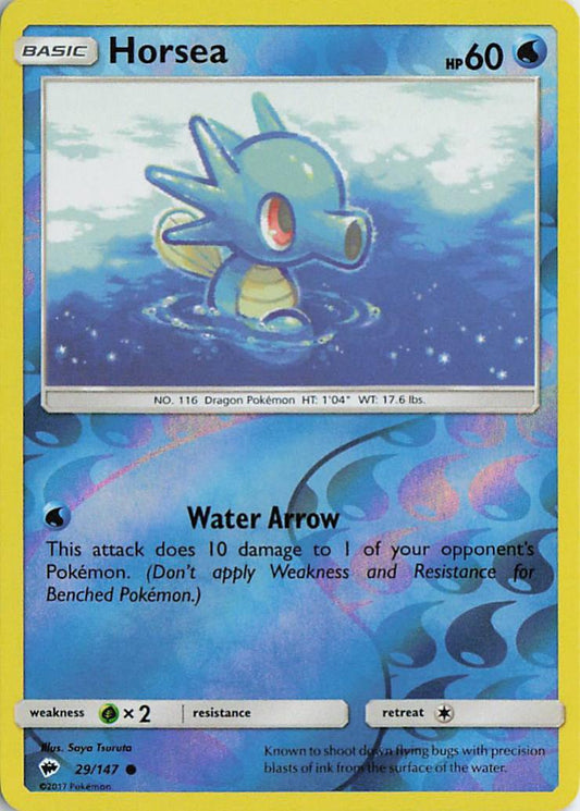 Horsea - Burning Shadows 29/147 (Reverse Holo)