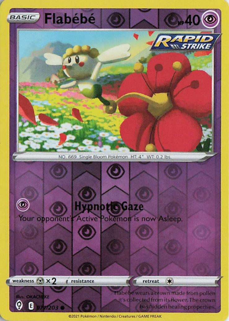 Flabebe - Evolving Skies 077/203 (Reverse Holo)