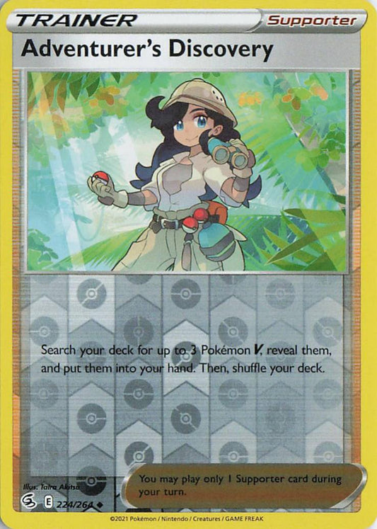 Adventurers Discovery - Fusion Strike 224/264 (Reverse Holo)