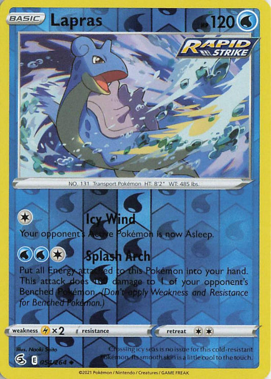 Lapras - Fusion Strike 051/264 (Reverse Holo)