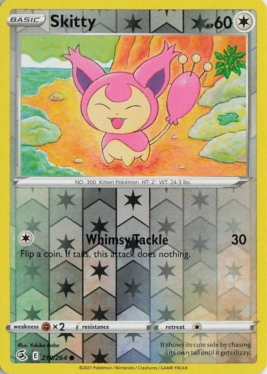 Skitty - Fusion Strike 219/264 (Reverse Holo)
