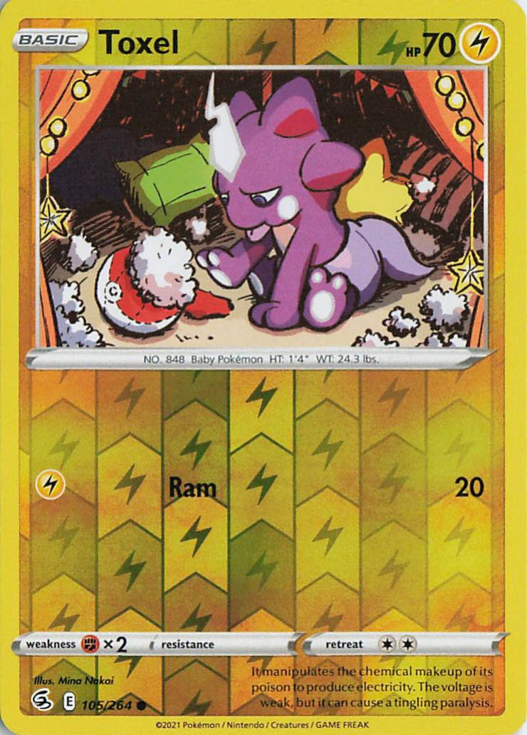 Toxel - Fusion Strike 105/264 (Reverse Holo)