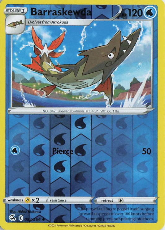 Barraskewda - Fusion Strike 052/264 (Reverse Holo)