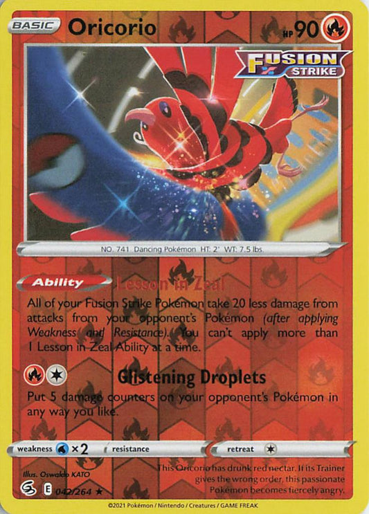 Oricorio - Fusion Strike 042/264 (Holo)