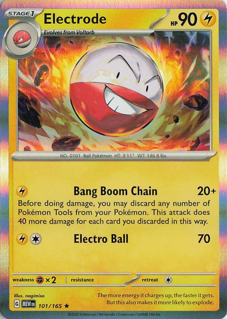 Electrode - Pokemon 151 101/165 (Reverse Holo)