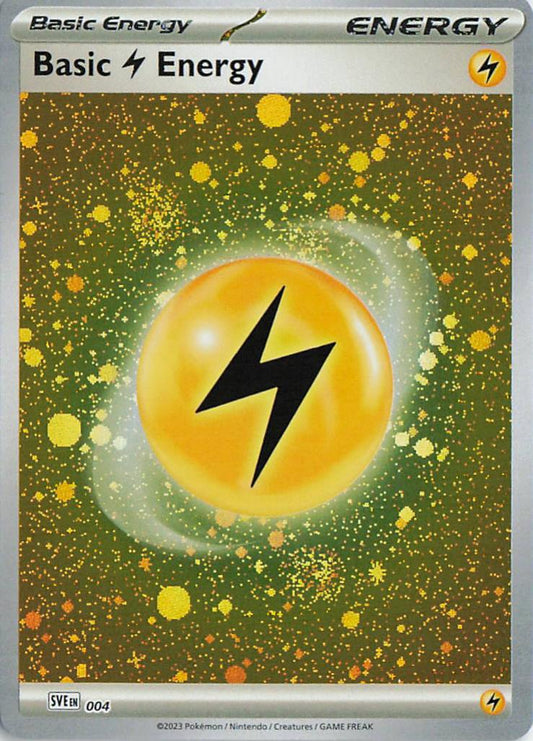 Basic Lightning Energy - Scarlet & Violet Energies 004