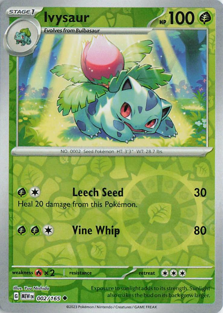 Ivysaur - Pokemon 151 2/165 (Reverse Holo)