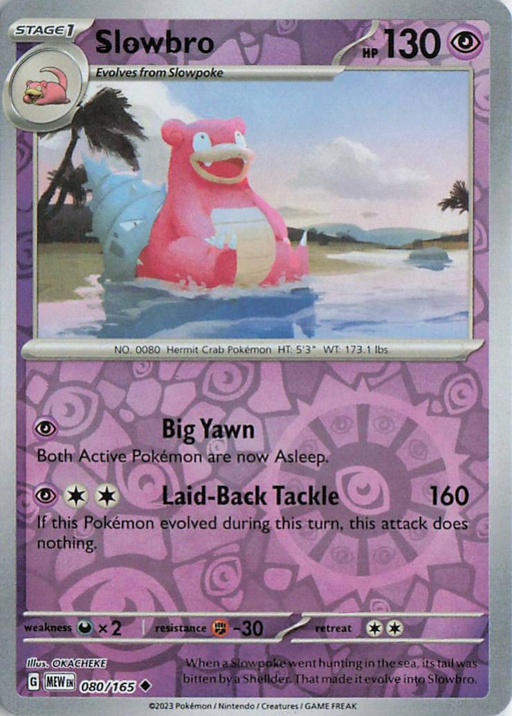 Slowbro - Pokemon 151 80/165 (Reverse Holo)