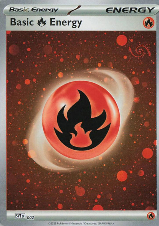 Basic Fire Energy - Scarlet & Violet Energies 002