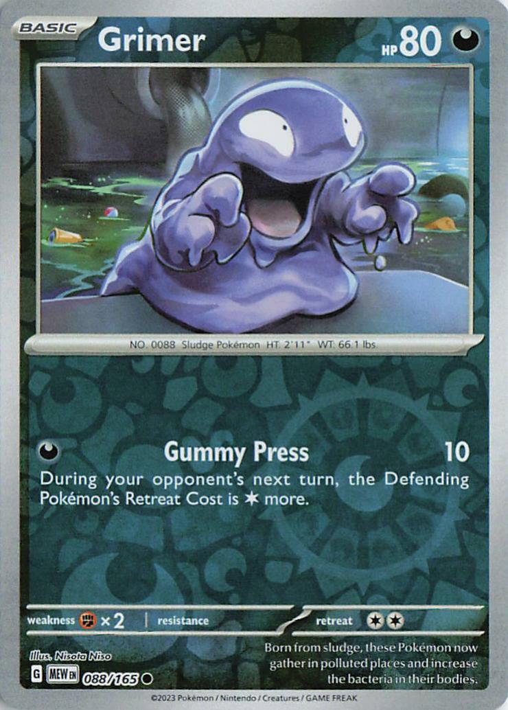Grimer - Pokemon 151 88/165 (Reverse Holo)