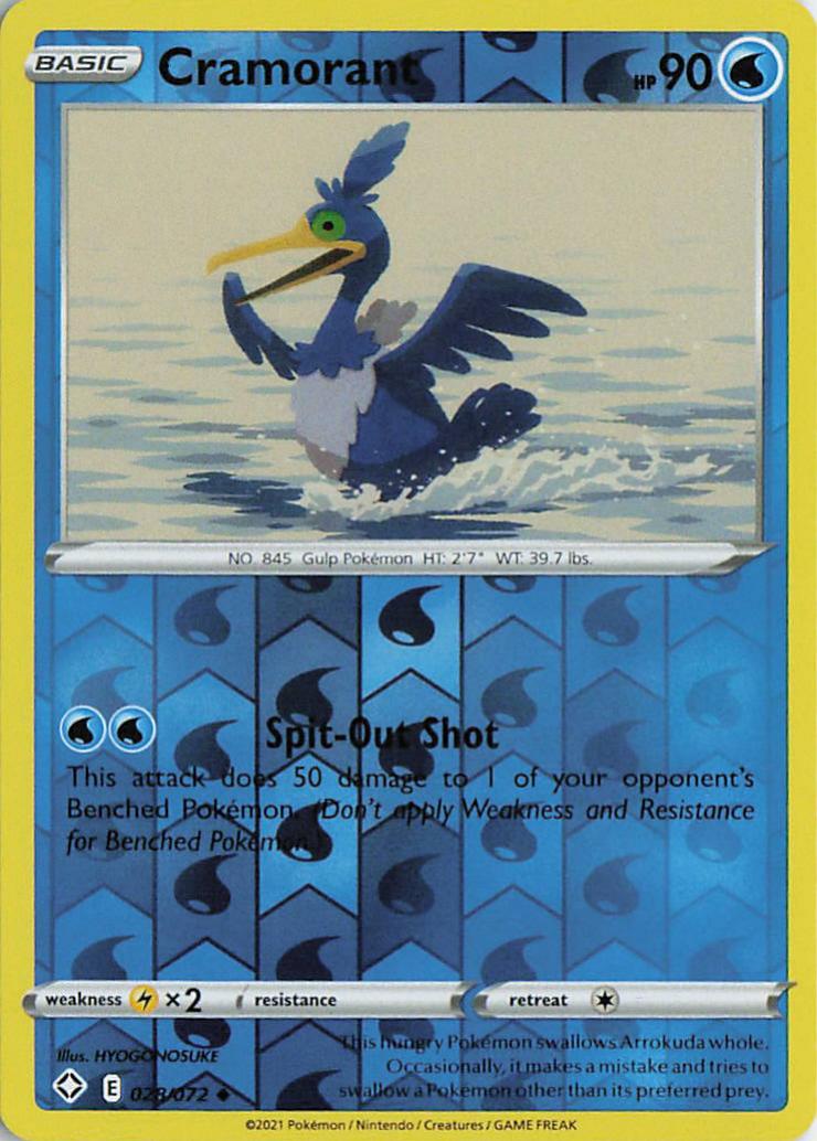 Cramorant - Shining Fates 021/072 (Reverse Holo)