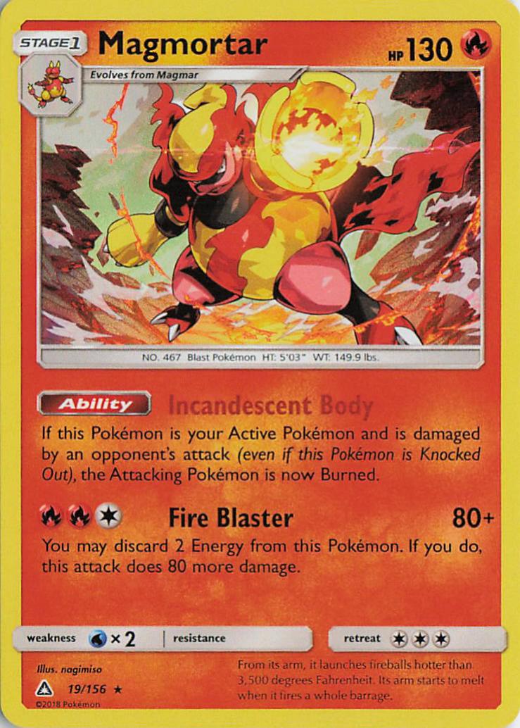 Magmortar - Ultra Prism 19/156 (Holo)