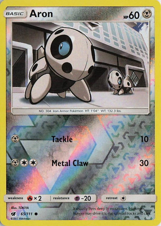 Aron - Crimson Invasion 65/111 (Reverse Holo)
