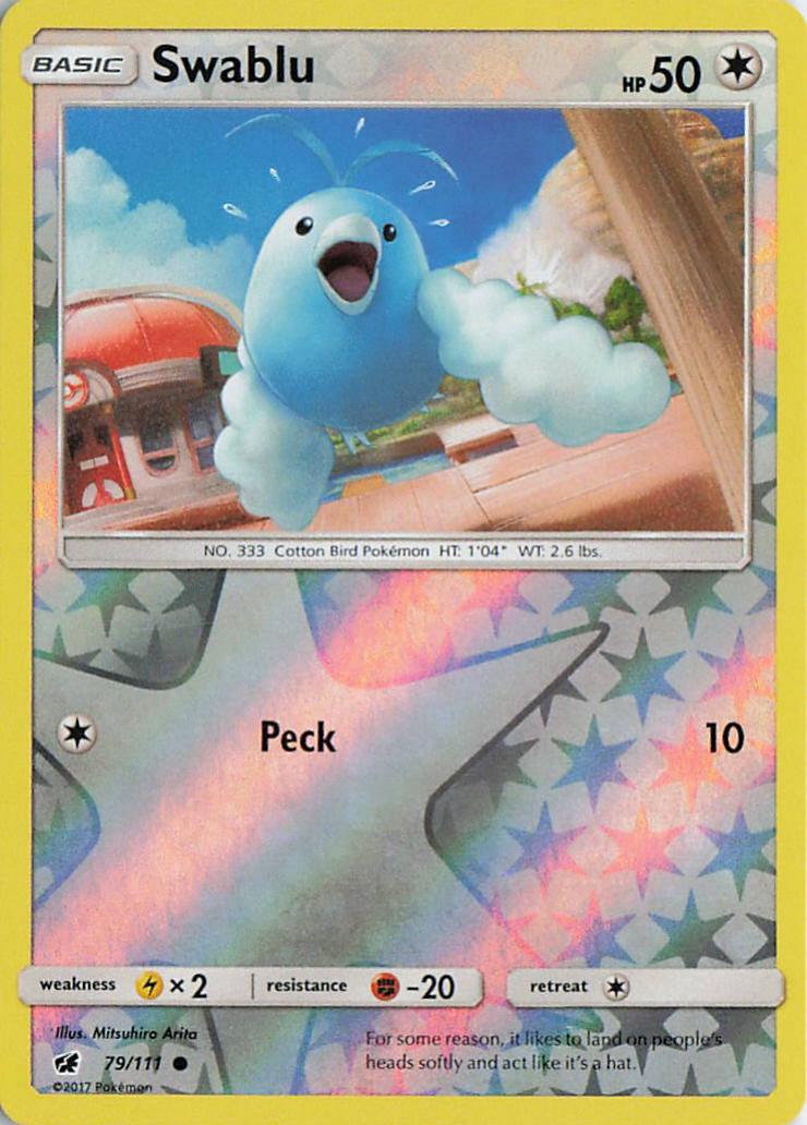 Swablu - Crimson Invasion 79/111 (Reverse Holo)