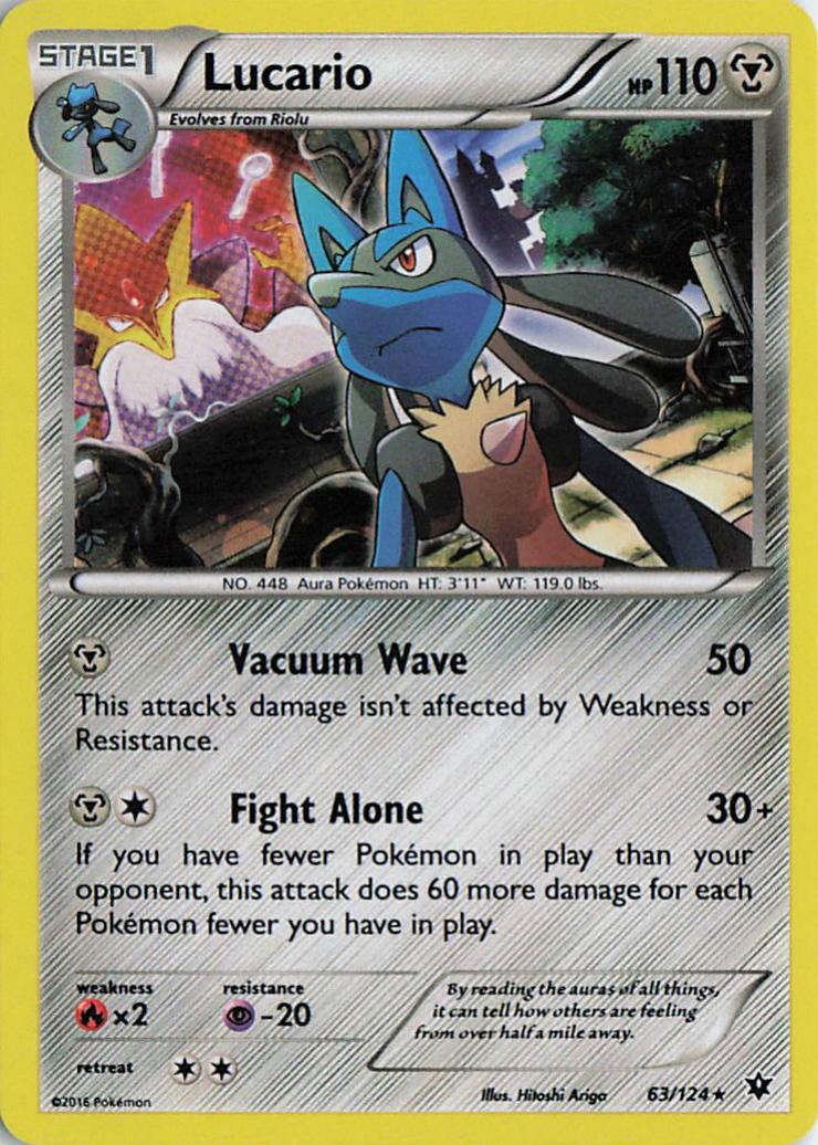 Lucario - Fates Collide 63/124 (Reverse Holo)