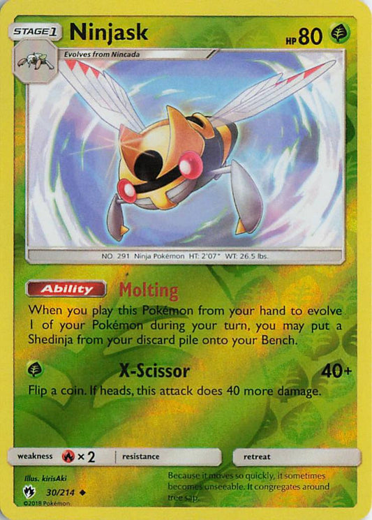 Ninjask - Lost Thunder 30/214 (Reverse Holo)