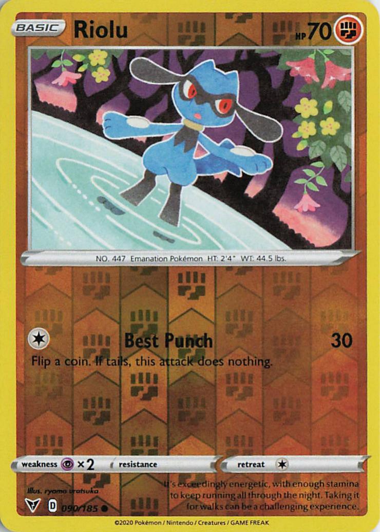 Riolu - Vivid Voltage 090/185 (Reverse Holo)