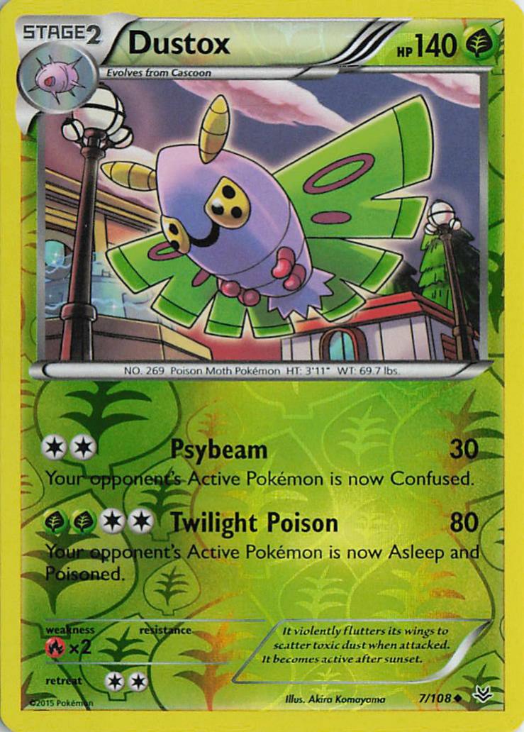 Dustox - Roaring Skies 7/108 (Reverse Holo)