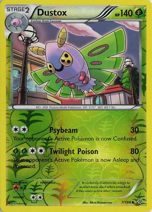 Dustox - Roaring Skies 7/108 (Reverse Holo)