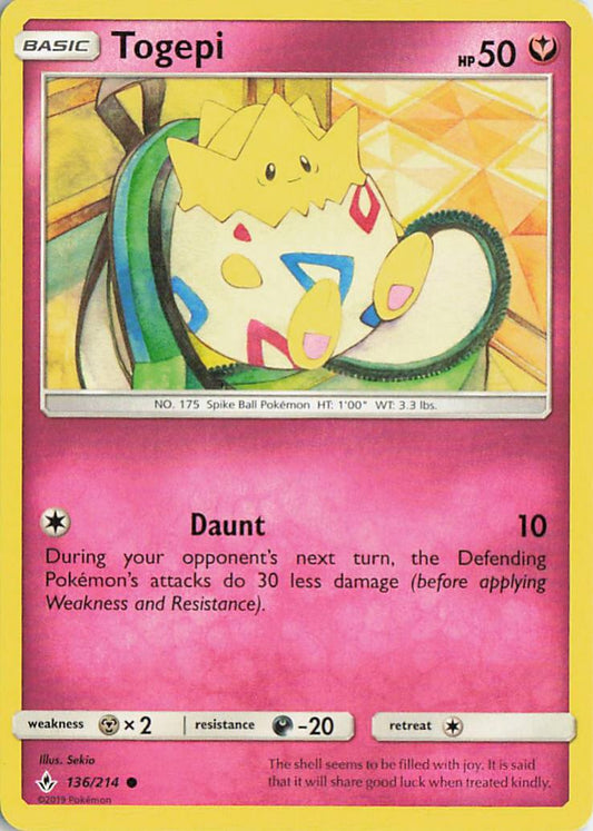 Togepi - Unbroken Bonds 136/214