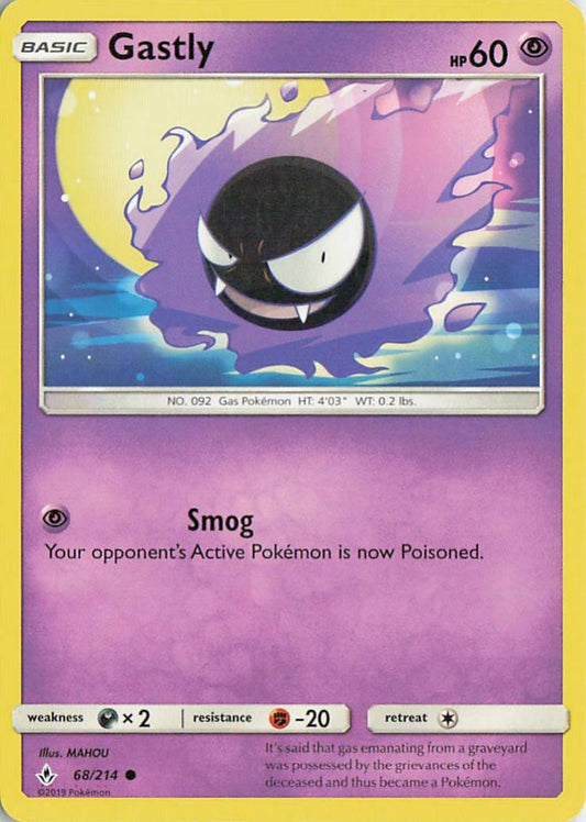 Gastly - Unbroken Bonds 68/214