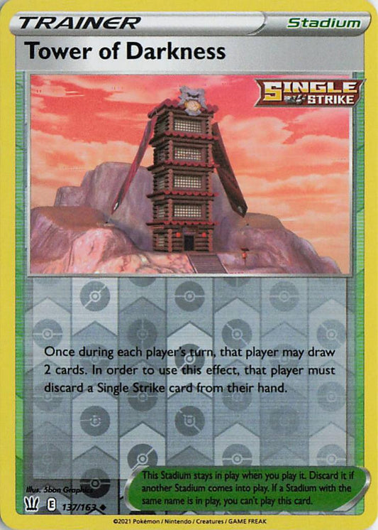 Tower of Darkness - Battle Styles 137/163 (Reverse Holo)