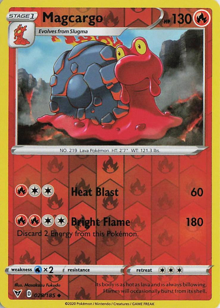Magcargo - Vivid Voltage 029/185 (Reverse Holo)