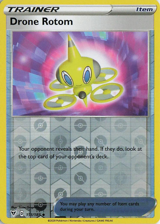 Drone Rotom - Vivid Voltage 151/185 (Reverse Holo)