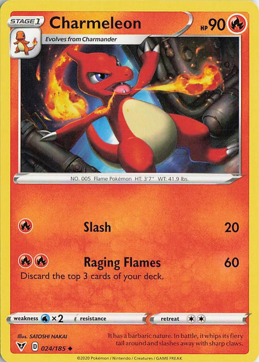 Charmeleon - Vivid Voltage 024/185 (Reverse Holo)
