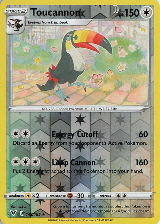 Toucannon - Vivid Voltage 149/185 (Reverse Holo)