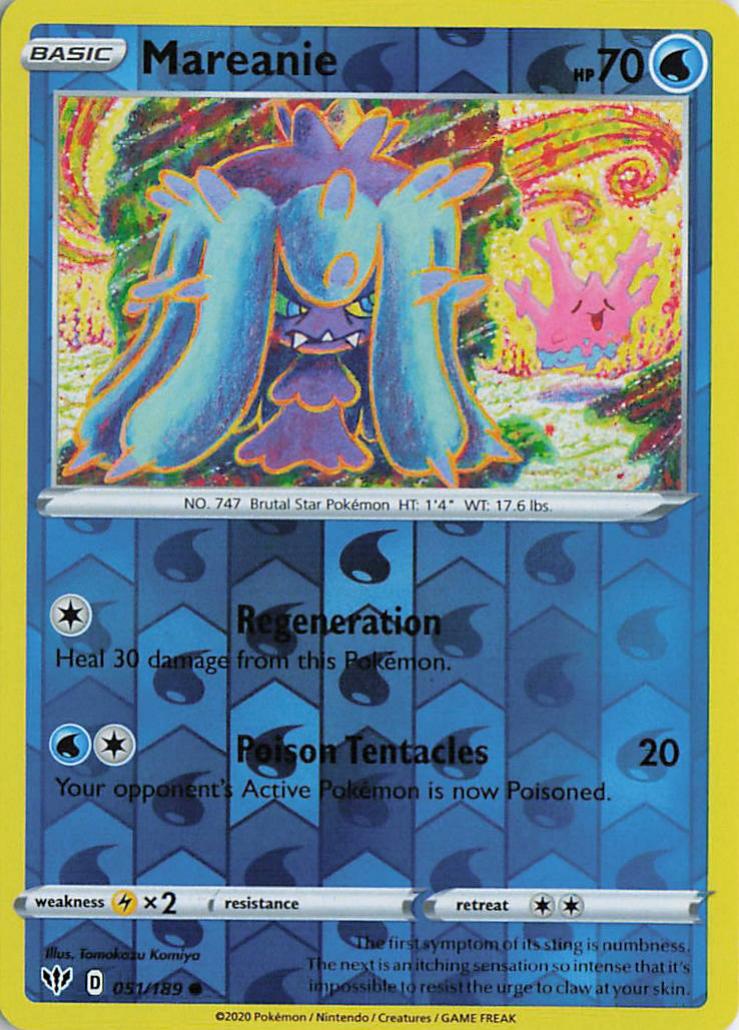Mareanie - Darkness Ablaze 051/189 (Reverse Holo)
