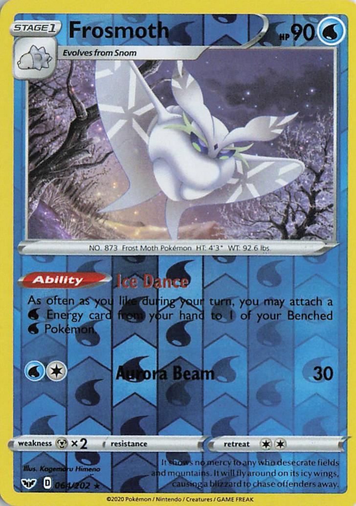 Frosmoth - Sword & Shield 064/202 (Reverse Holo)